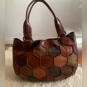 Lucky Brand Vintage Leather Hobo Bag